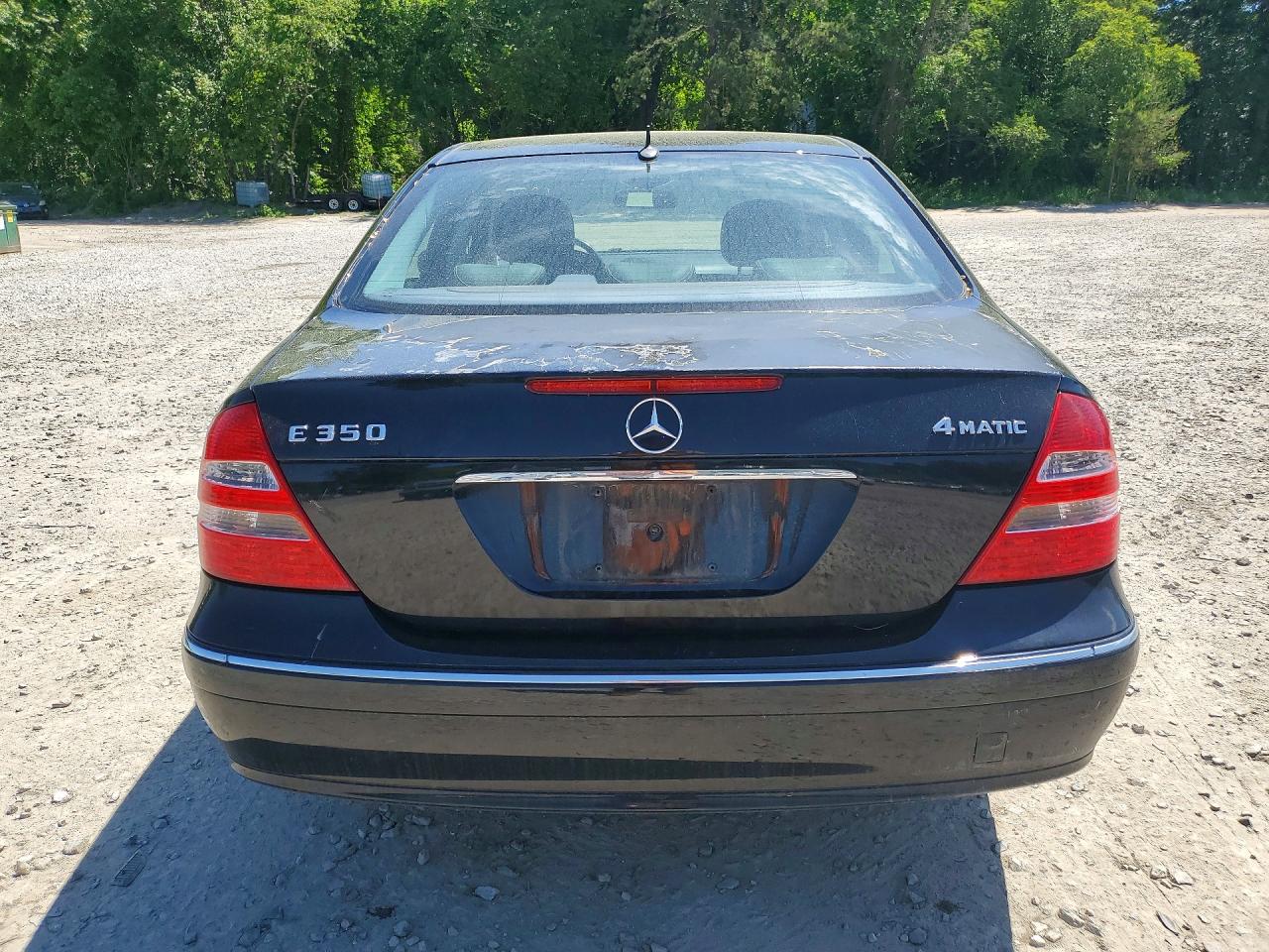2006 Mercedes-benz E 350 4matic Black vin: WDBUF87J46X206790
