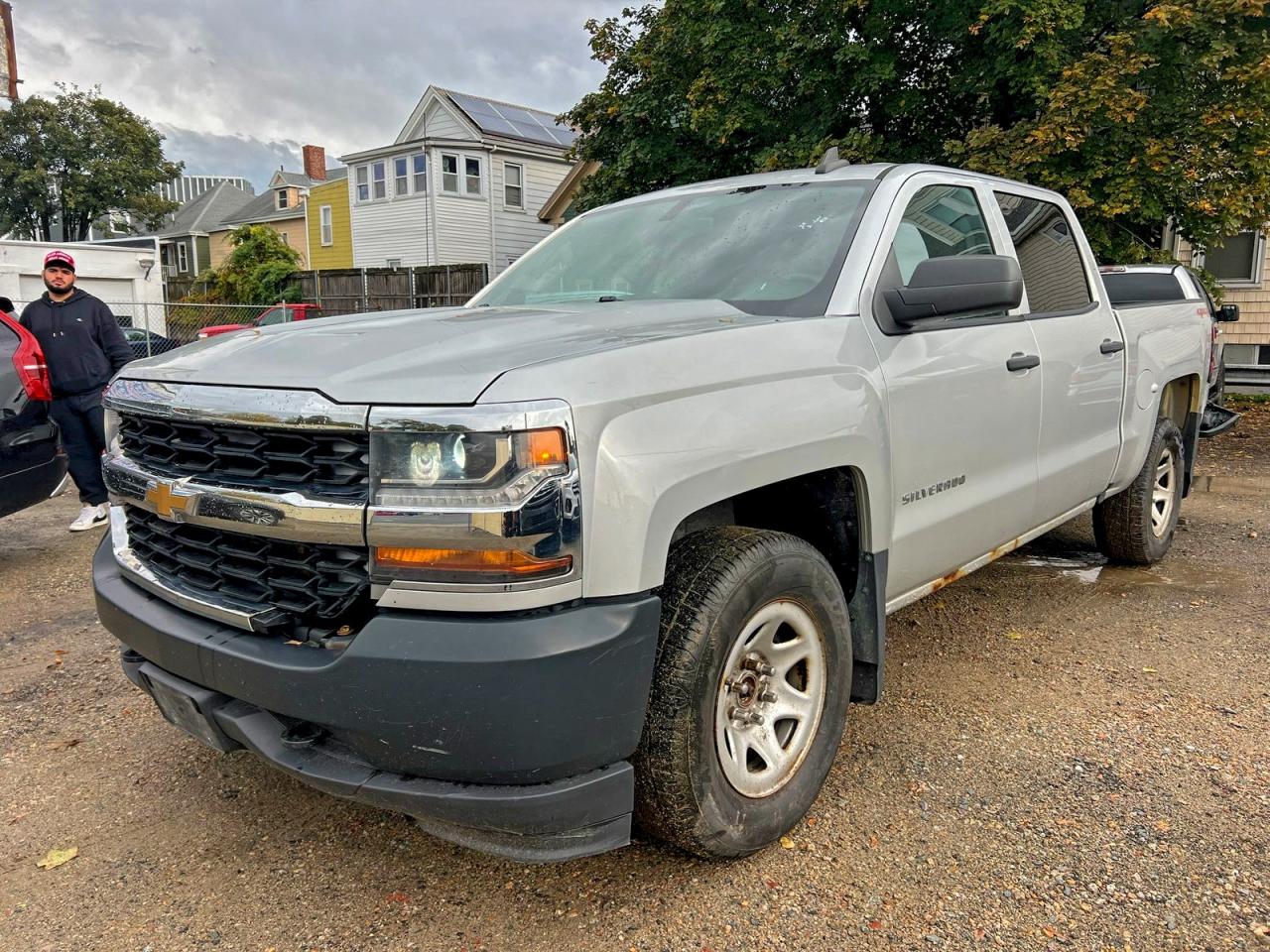 2016 Chevrolet Silverado K1500 Silver vin: 3GCUKNEC5GG109149