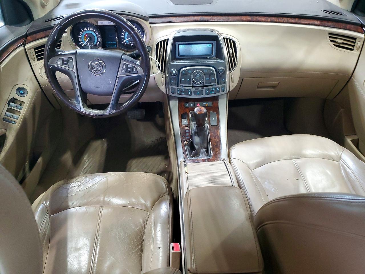 2010 Buick Lacrosse Cxl White vin: 1G4GC5EG8AF120695