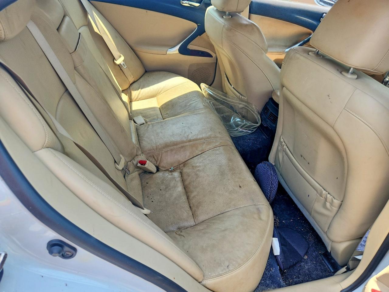 2008 Lexus Is 250 White vin: JTHCK262685021315