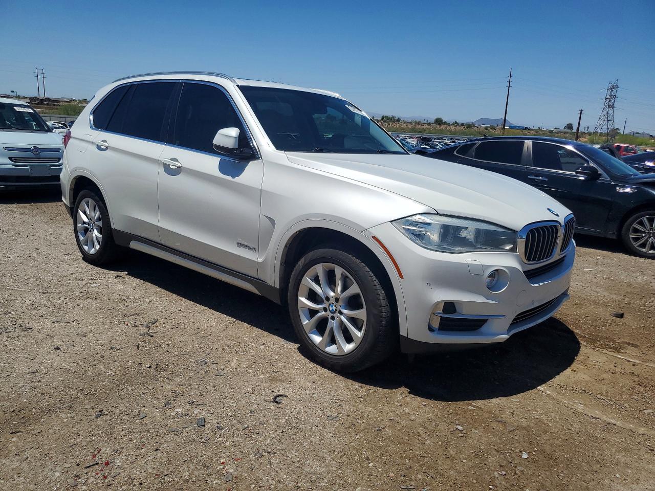 2014 Bmw X5 Sdrive35i White vin: 5UXKR2C55E0C00396