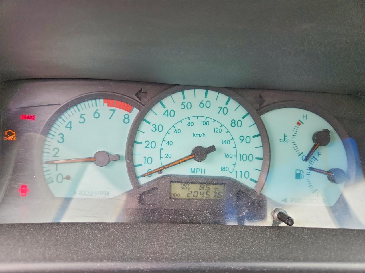2003 Toyota Corolla Le Gray vin: 1NXBR32E73Z020487