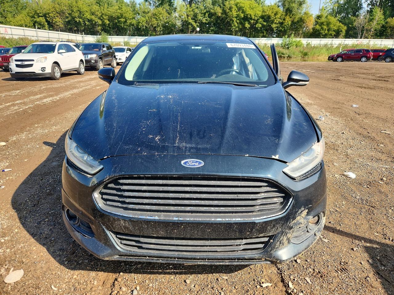 2014 Ford Fusion Se Silver vin: 3FA6P0H75ER389741