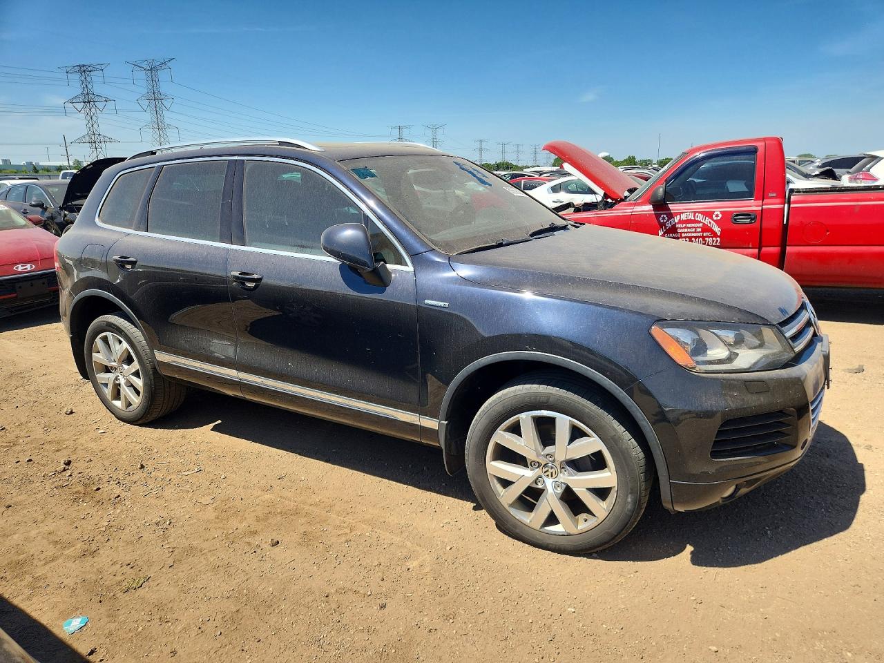 2014 Volkswagen Touareg V6 Tdi Синий vin: WVGEP9BP4ED011787