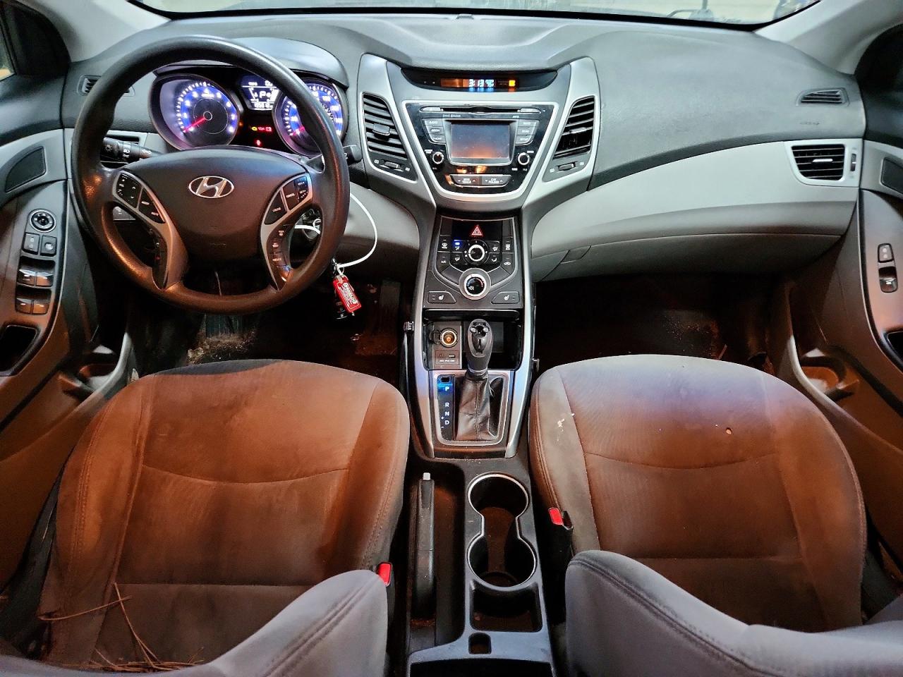 2014 Hyundai Elantra Se Blue vin: 5NPDH4AE7EH470032