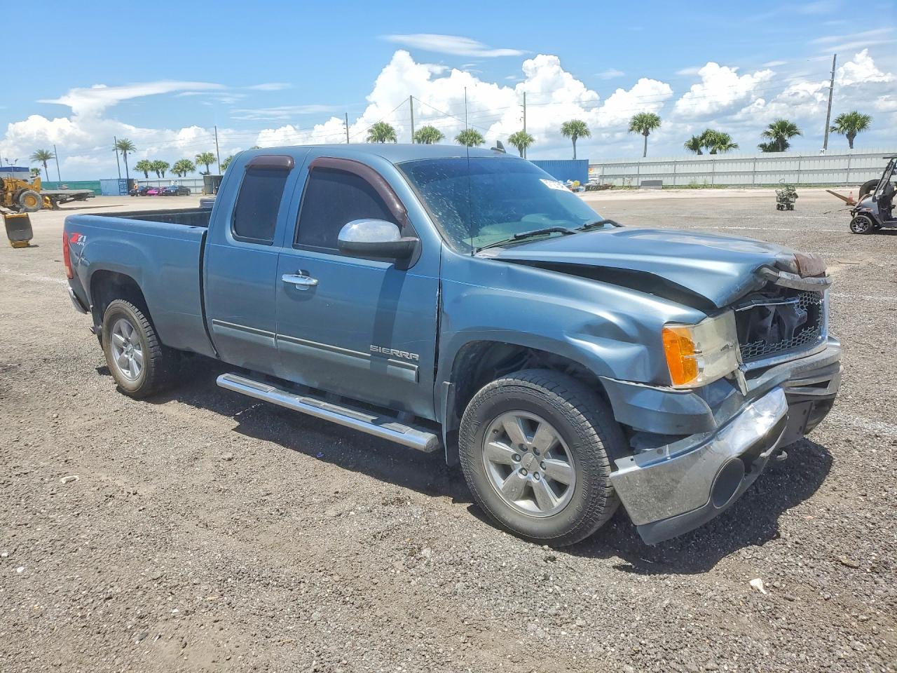 2011 Gmc Sierra K1500 Sle Blue vin: 1GTR2VE3XBZ405721