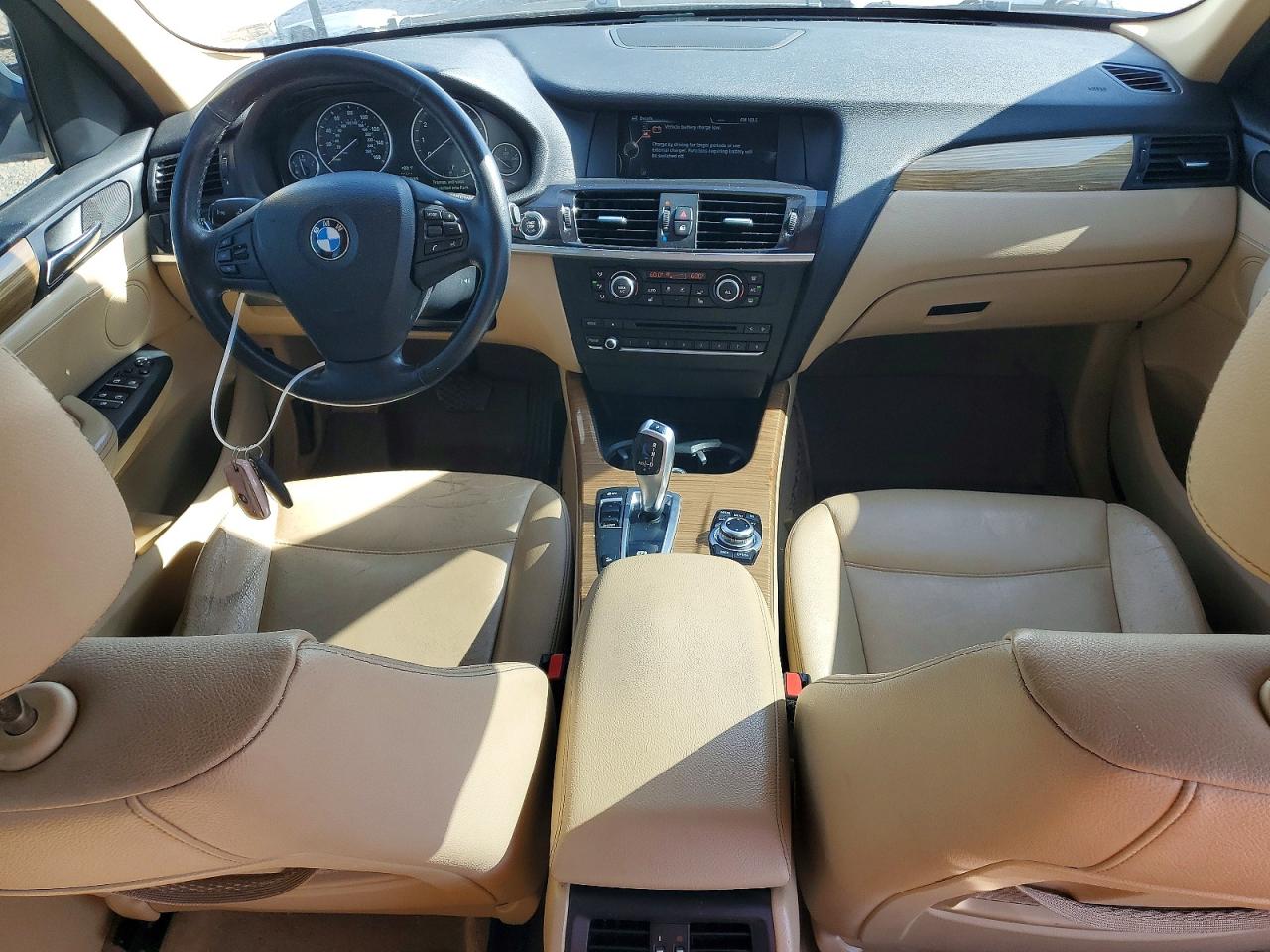 2014 Bmw X3 Xdrive28i White vin: 5UXWX9C51E0D27730