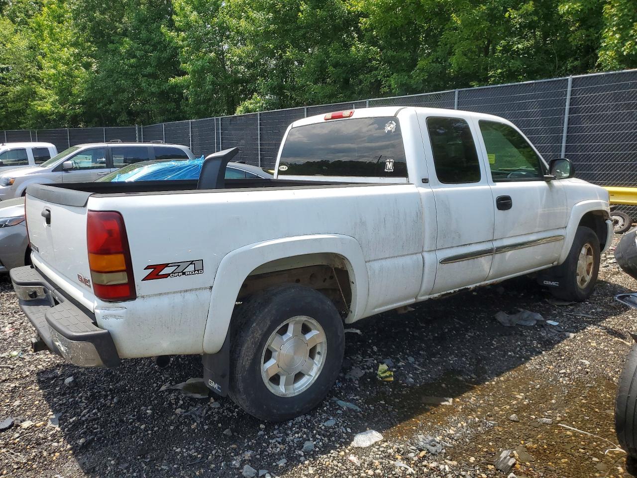 2006 Gmc New Sierra K1500 White vin: 1GTEK19B46Z245169