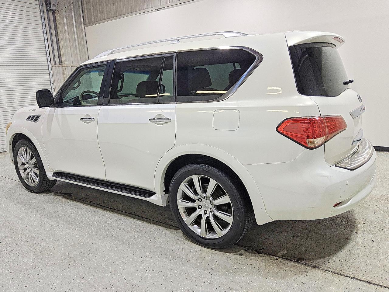 2012 Infiniti Qx56 Base White vin: JN8AZ2NE2C9023374
