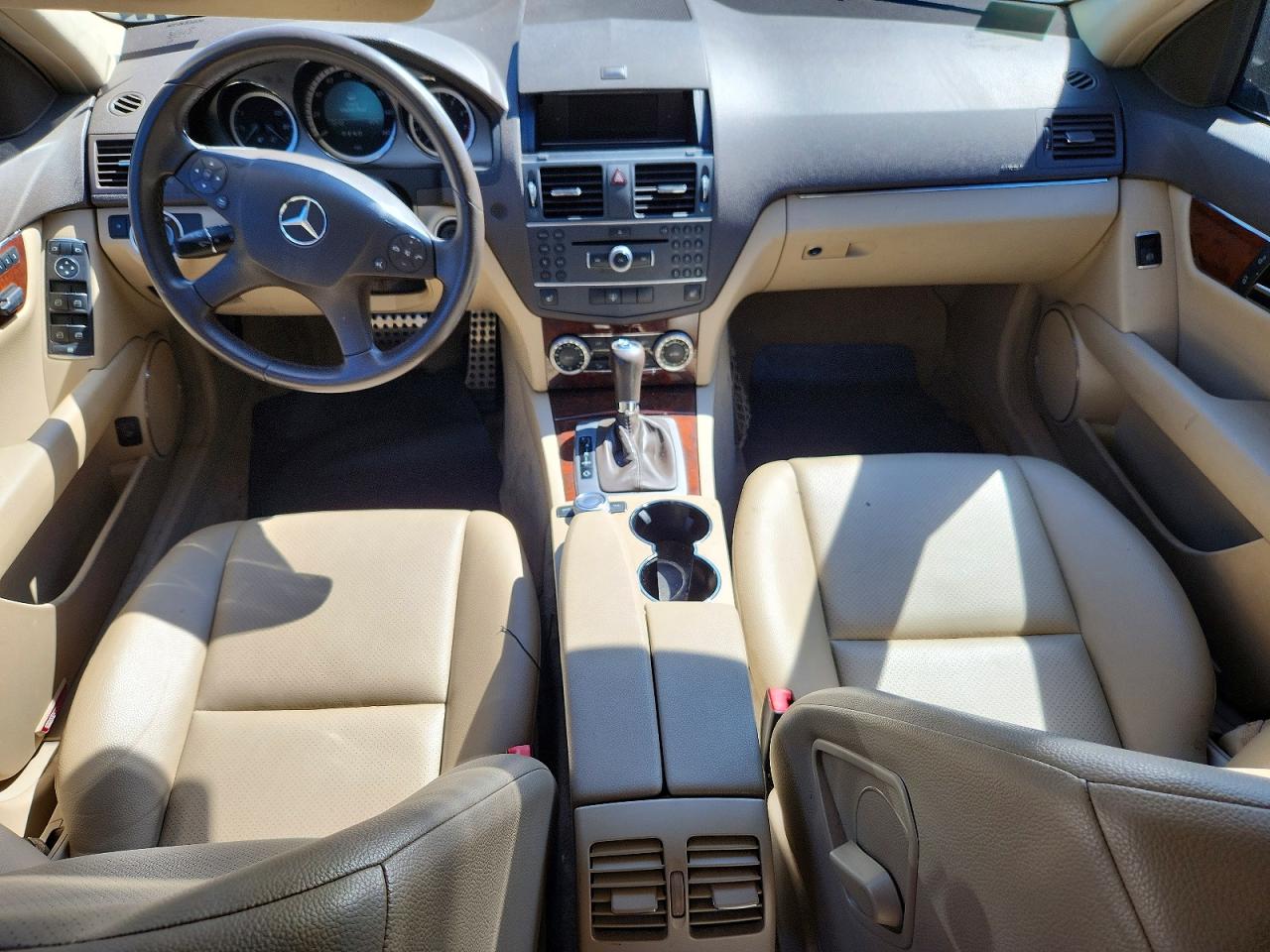 2011 Mercedes-benz C 300 4matic Black vin: WDDGF8BB9BR186734