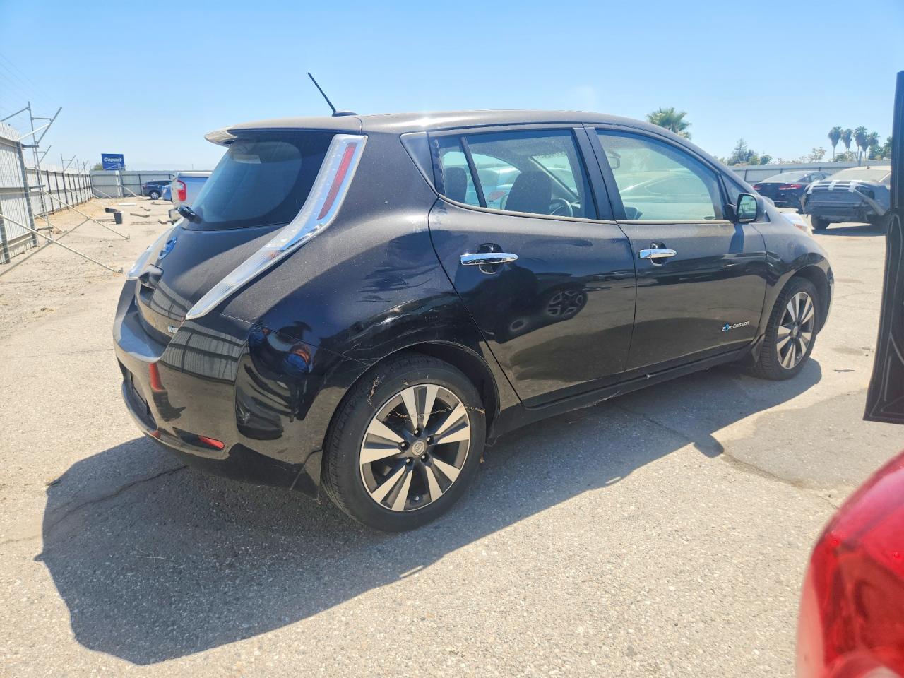 2015 Nissan Leaf Sv Black vin: 1N4AZ0CP8FC316620