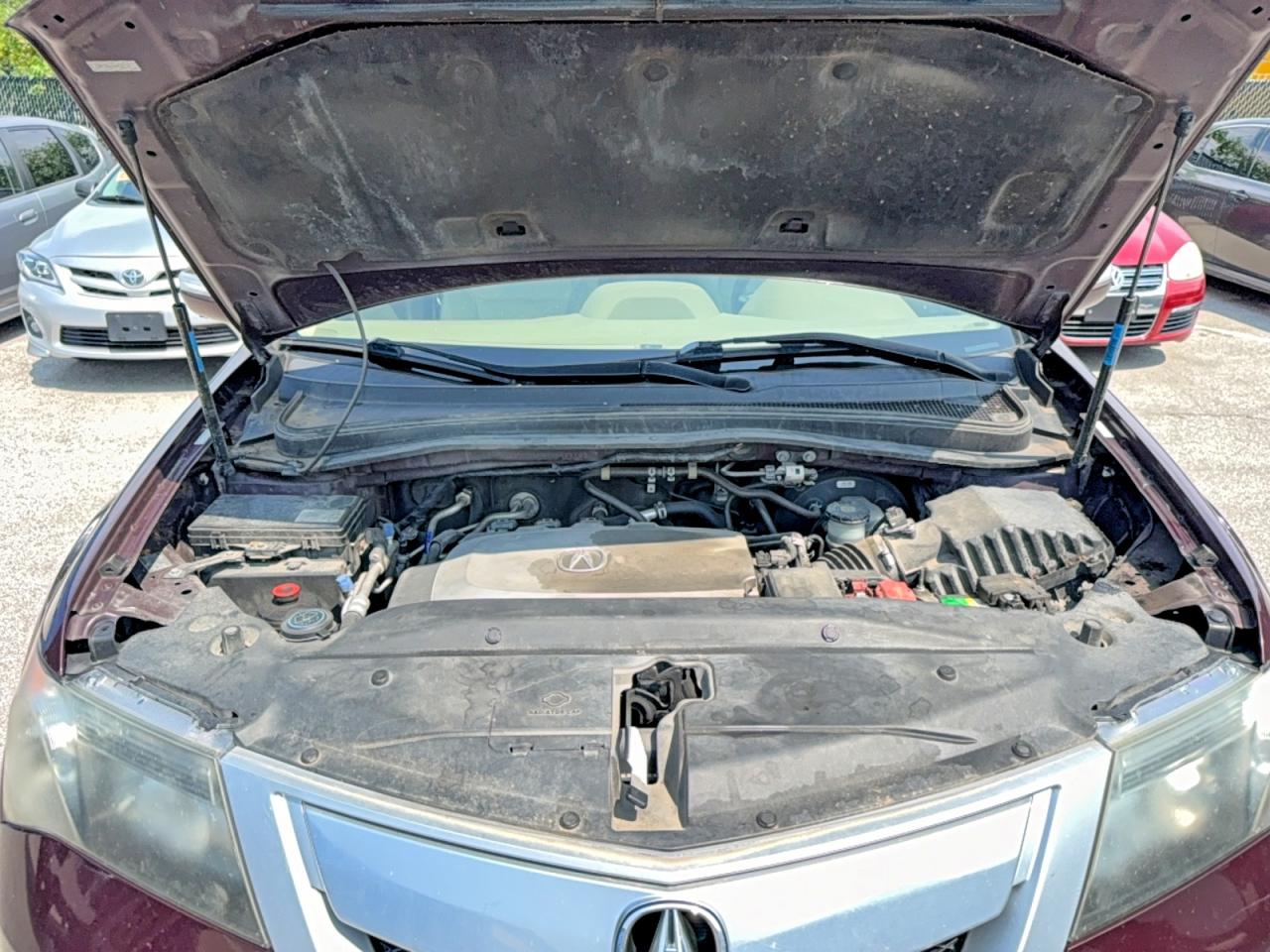 2010 Acura Mdx Technology Burgundy vin: 2HNYD2H64AH532127