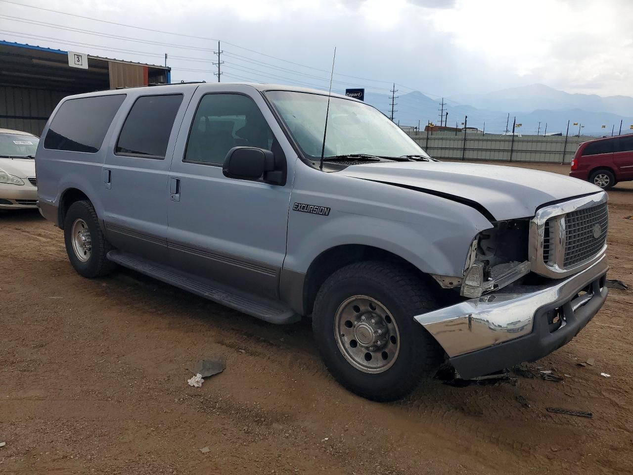 2001 Ford Excursion Xlt Blue vin: 1FMNU40L21EC08618