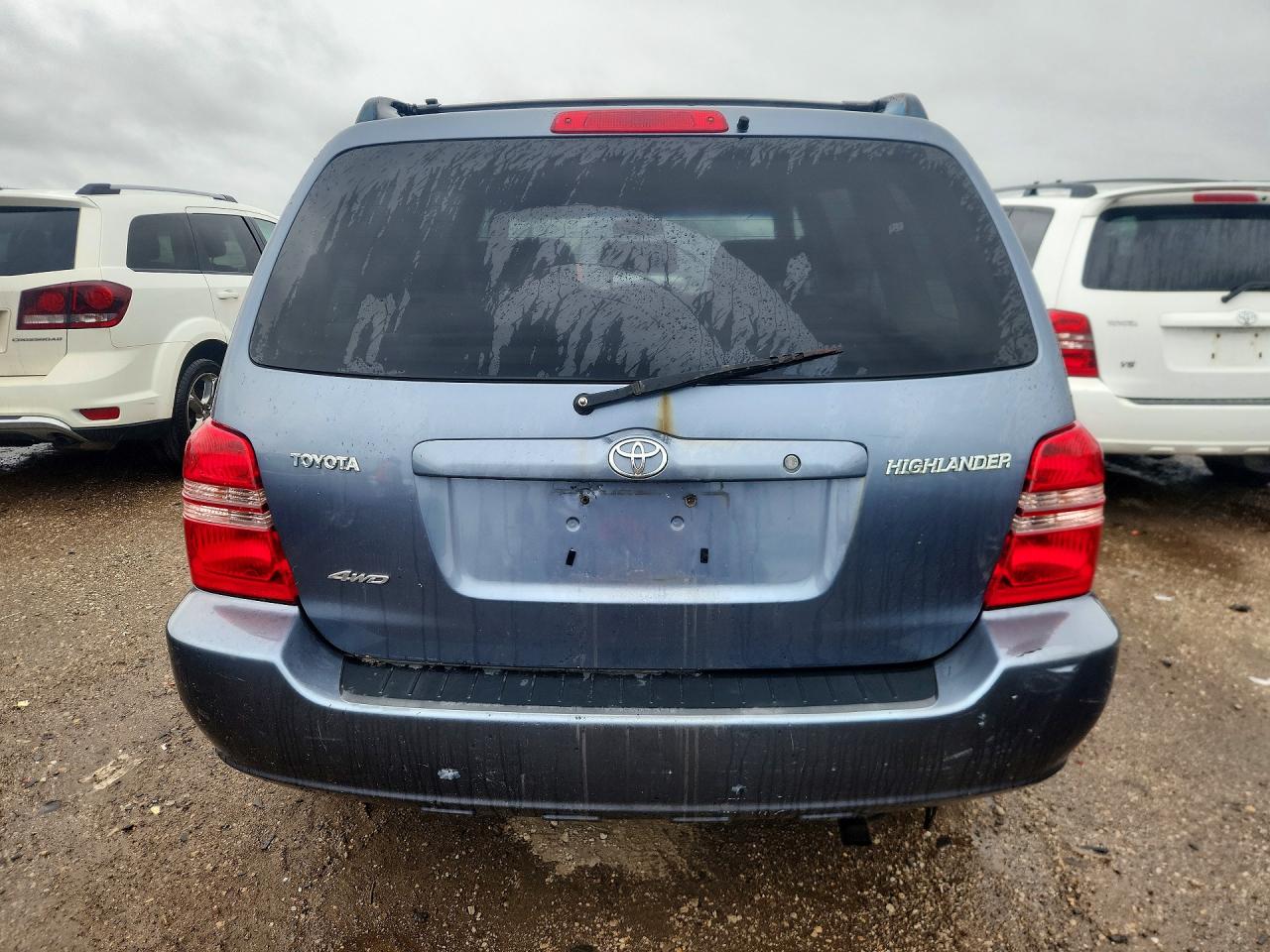 2001 Toyota Highlander Base Blue vin: JTEHD21A510001667