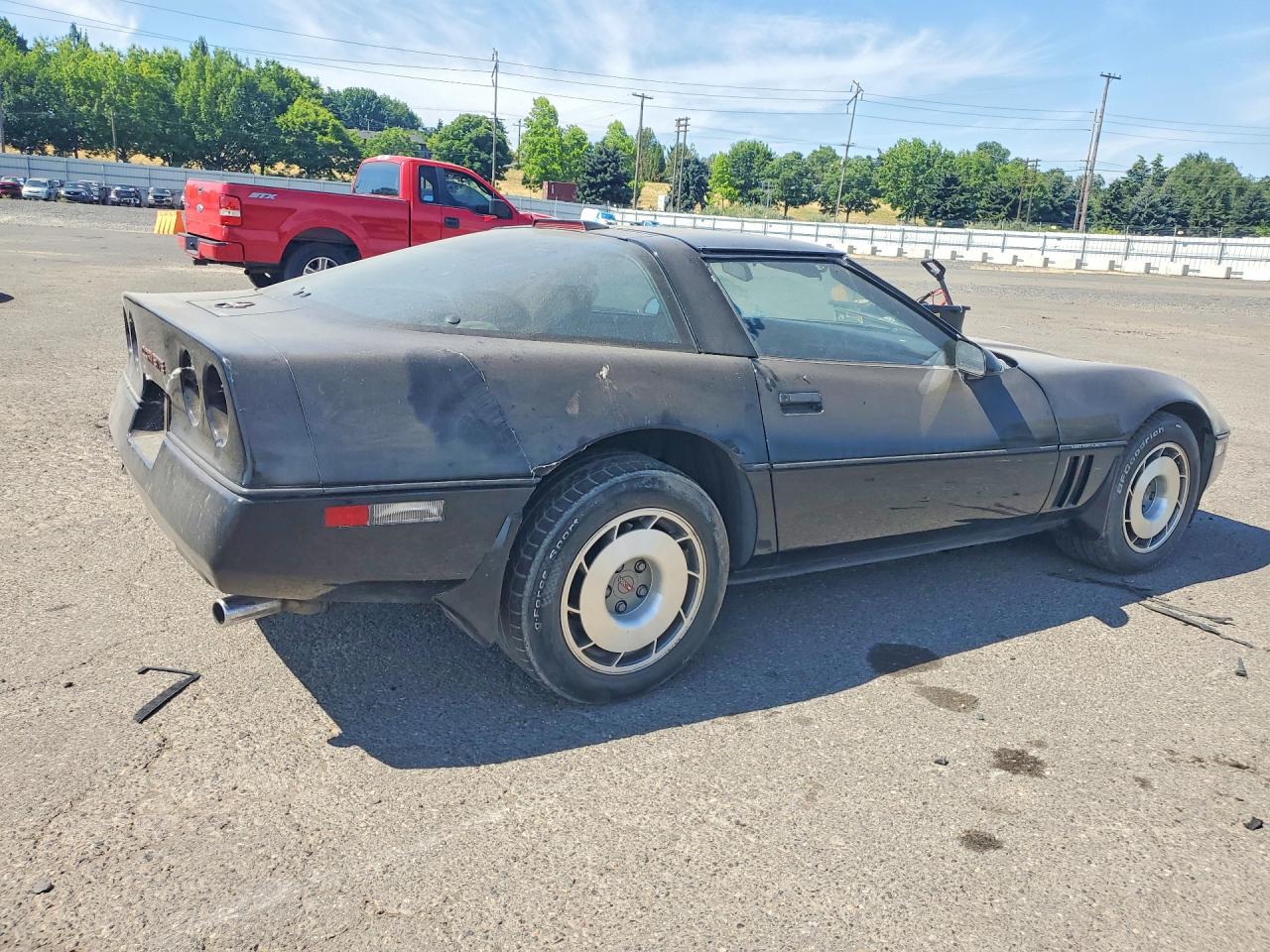 1987 Chevrolet Corvette Черный vin: 1G1YY2183H5113833