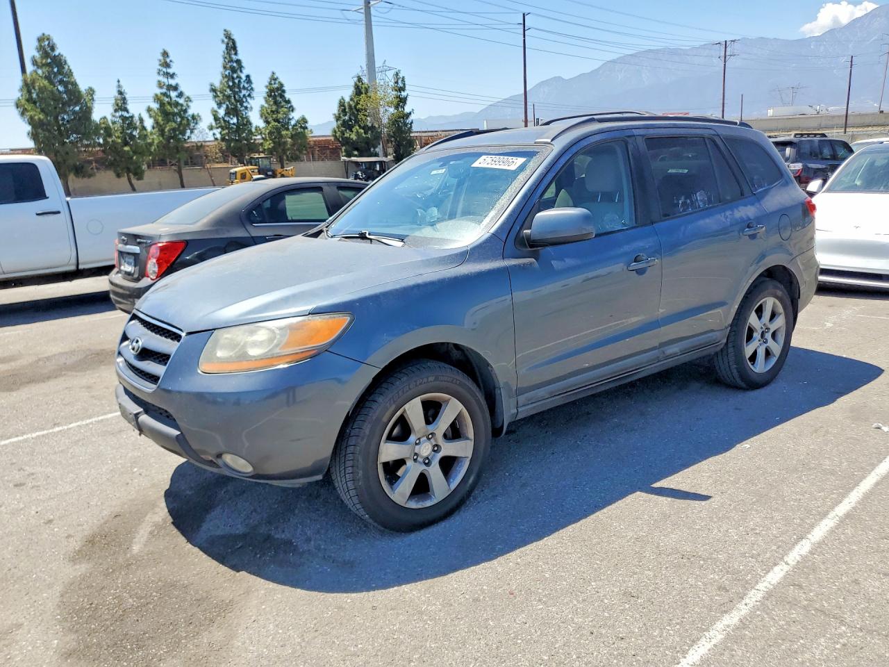 2009 Hyundai Santa Fe Se Gray vin: 5NMSH13E29H235527