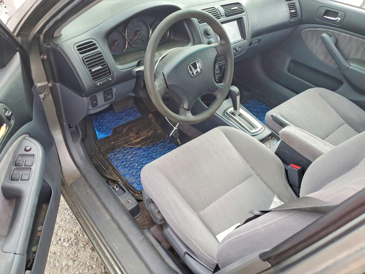 2005 Honda Civic Lx Silver vin: JHMES16565S005559