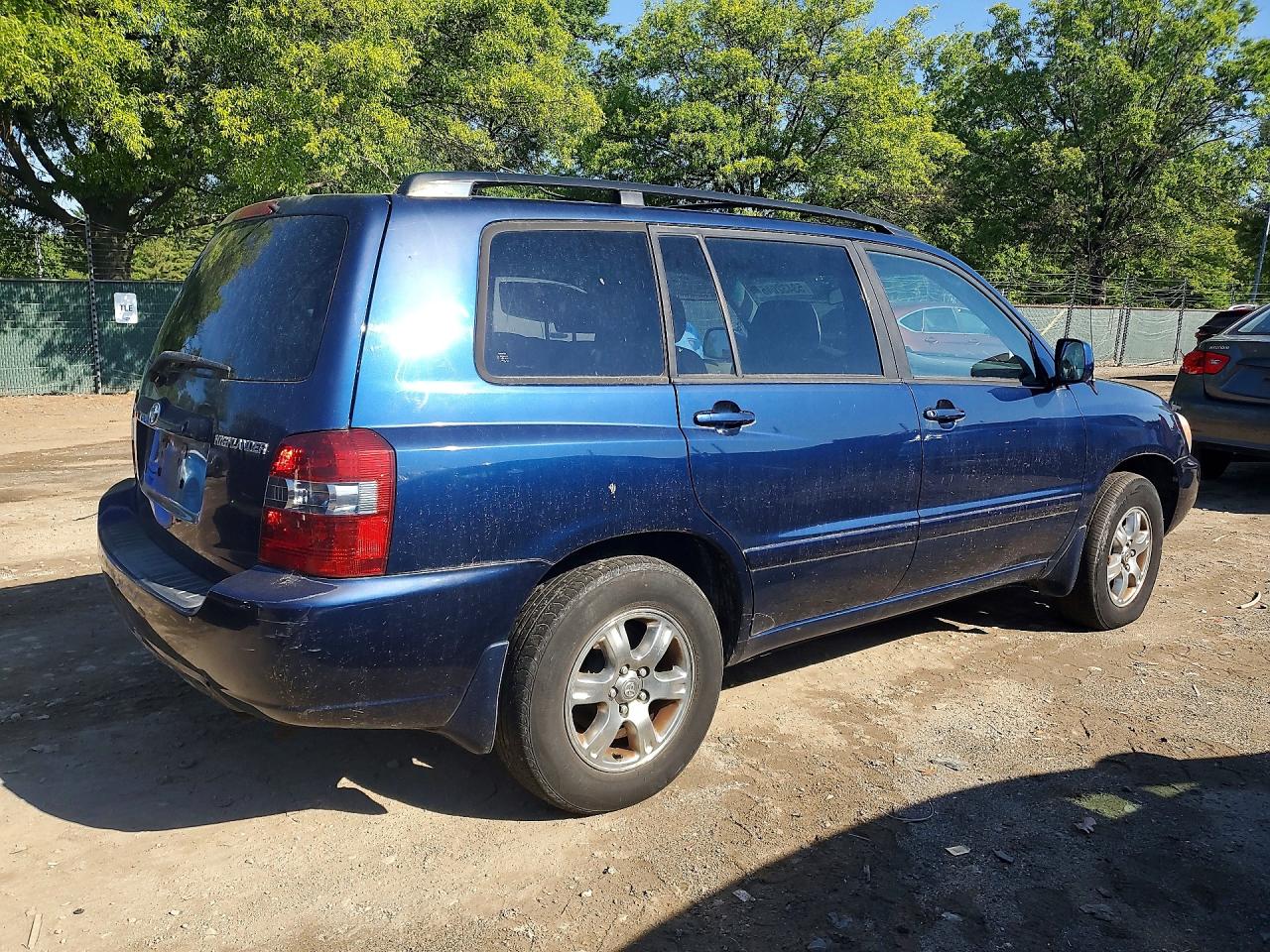 2006 Toyota Highlander Limited Blue vin: JTEGP21AX60122883