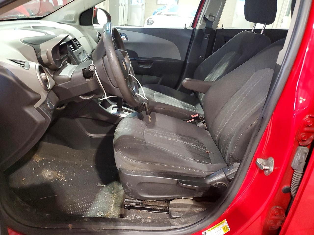 2013 Chevrolet Sonic Lt Red vin: 1G1JC6SGXD4224828