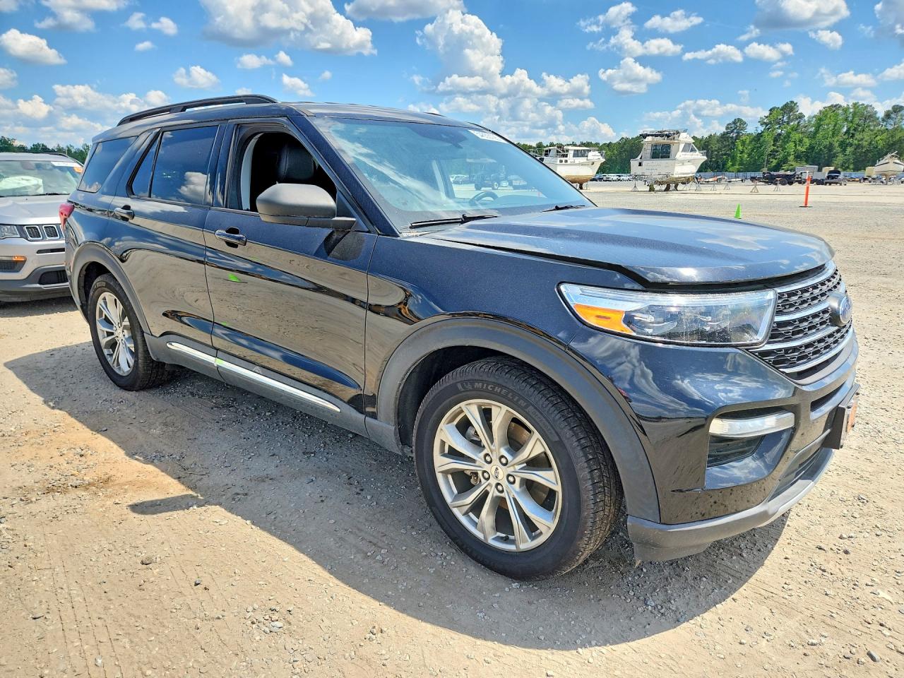 2020 Ford Explorer Xlt Black vin: 1FMSK7DH0LGD13620