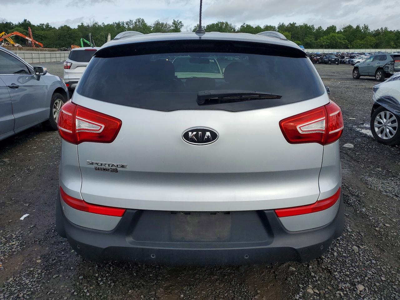 2012 Kia Sportage Lx Silver vin: KNDPB3A20C7193482