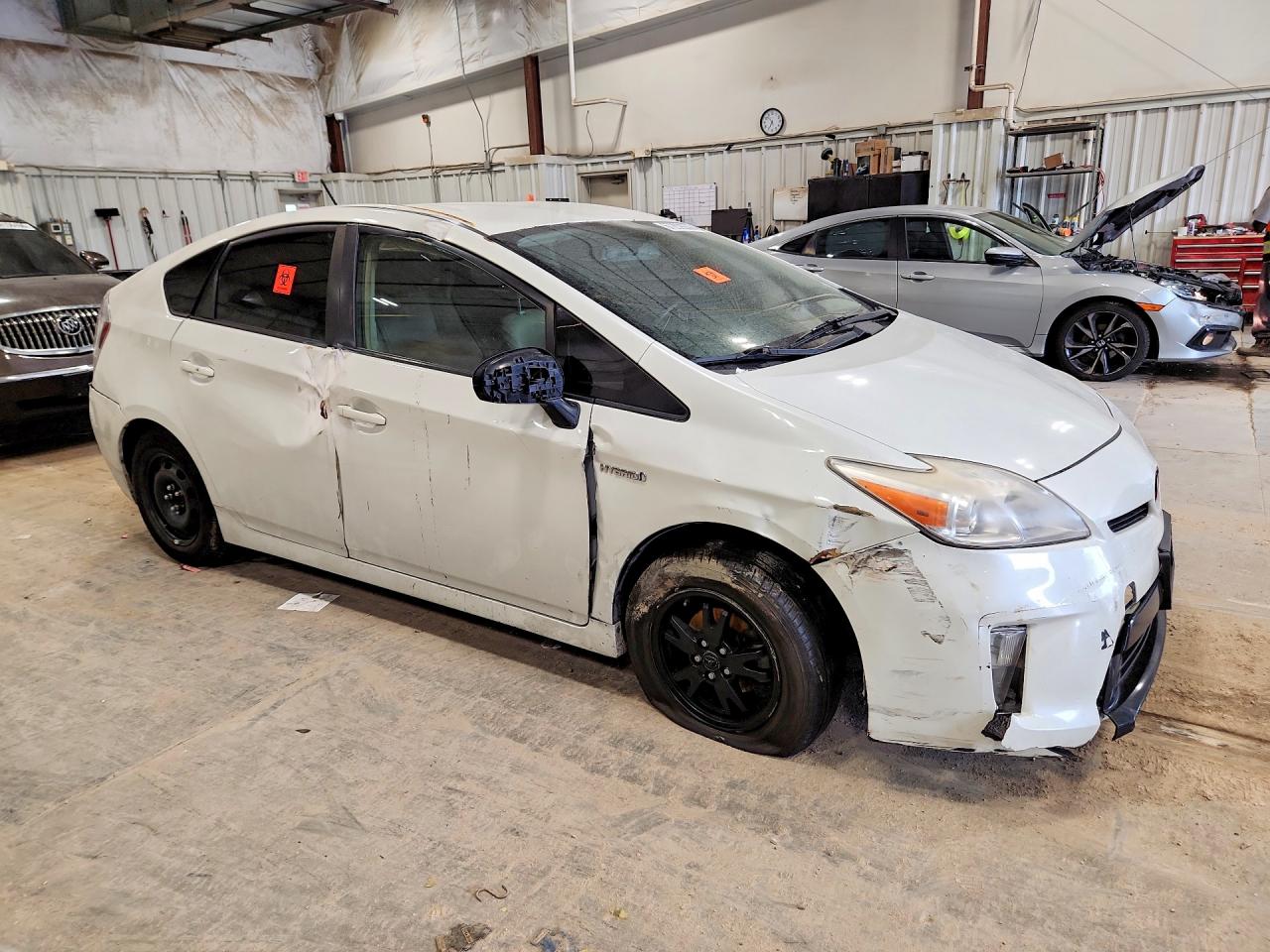 2012 Toyota Prius Four Белый vin: JTDKN3DU3C1500502