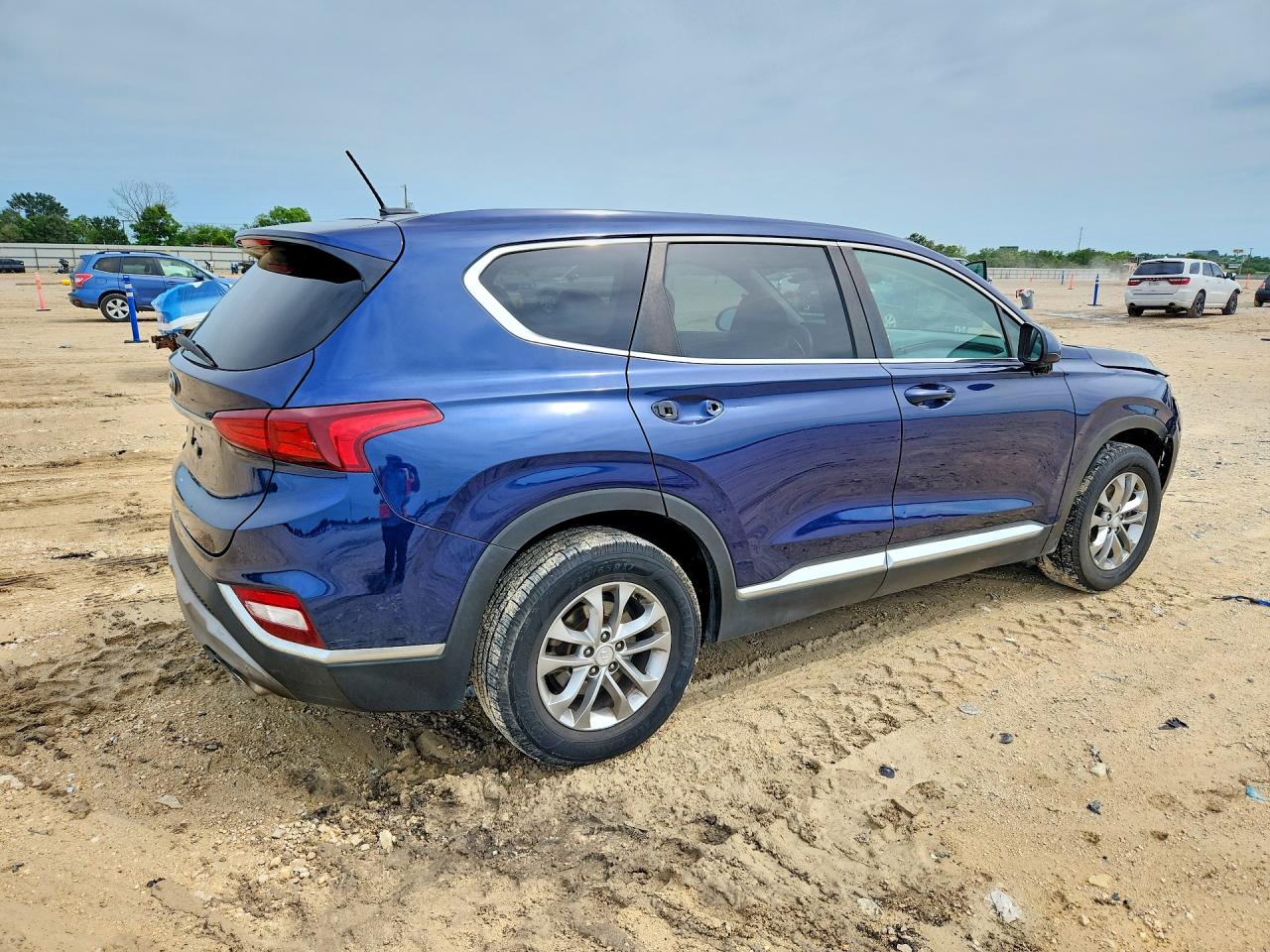2019 Hyundai Santa Fe Se Blue vin: 5NMS23AD3KH012328