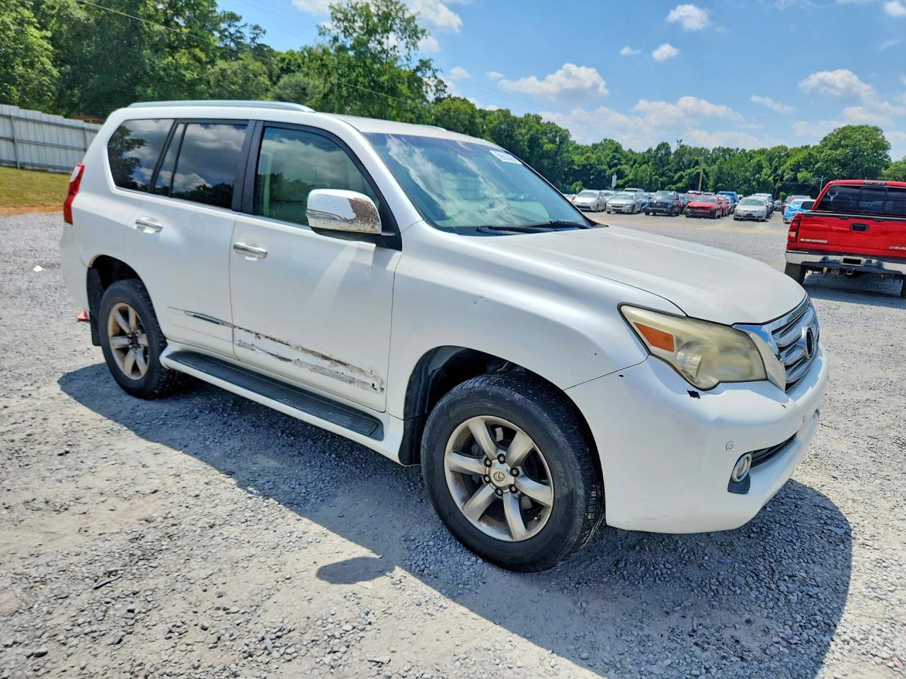 2012 Lexus Gx 460 White vin: JTJBM7FX8C5037828