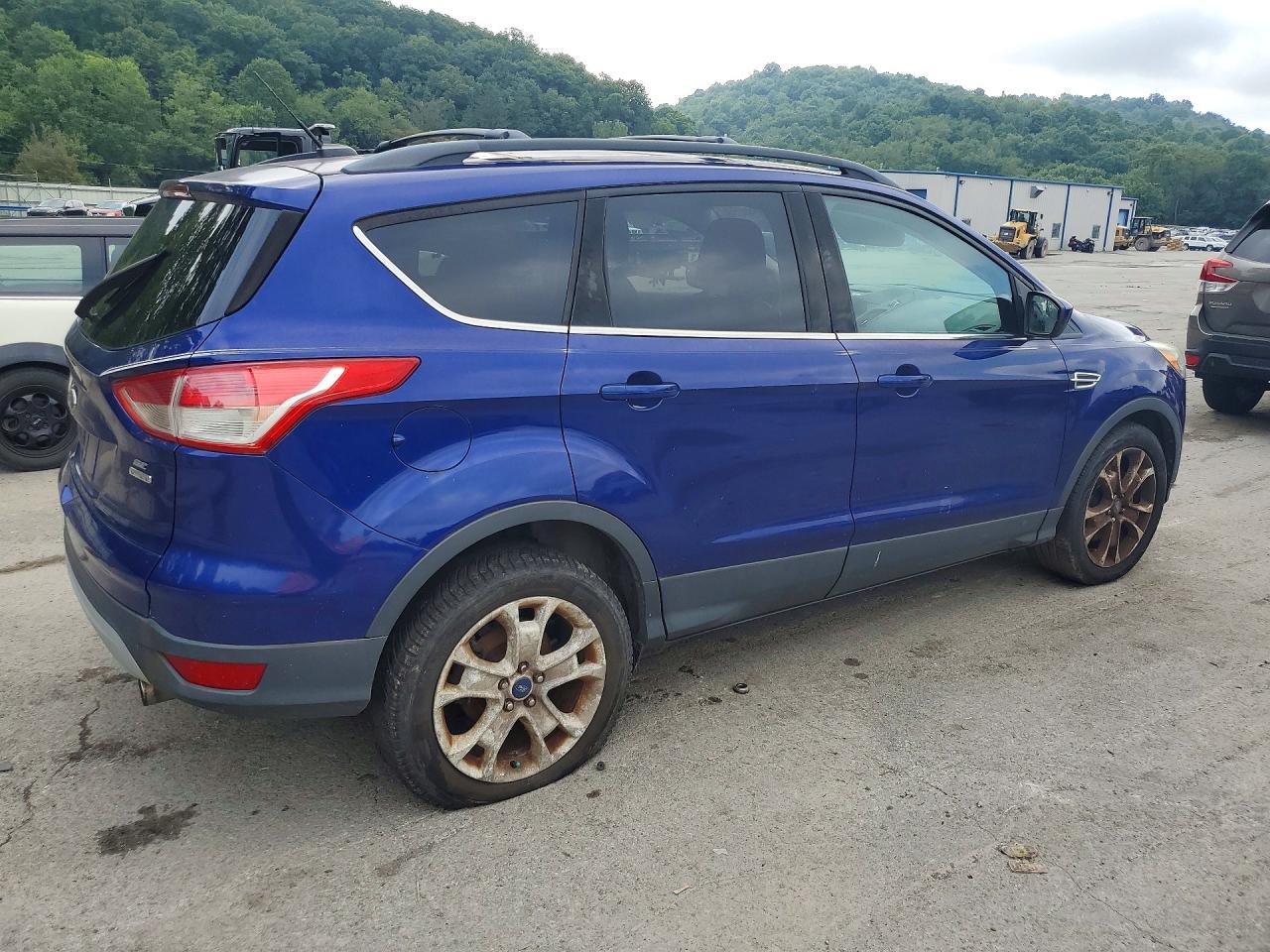 2013 Ford Escape Se Синий vin: 1FMCU9G95DUA71067
