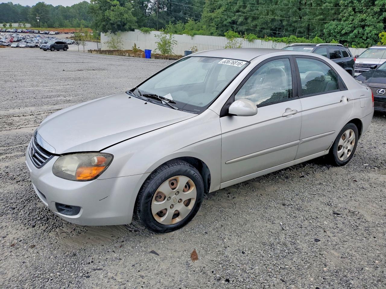 2009 Kia Spectra Lx Silver vin: KNAFE221095590968