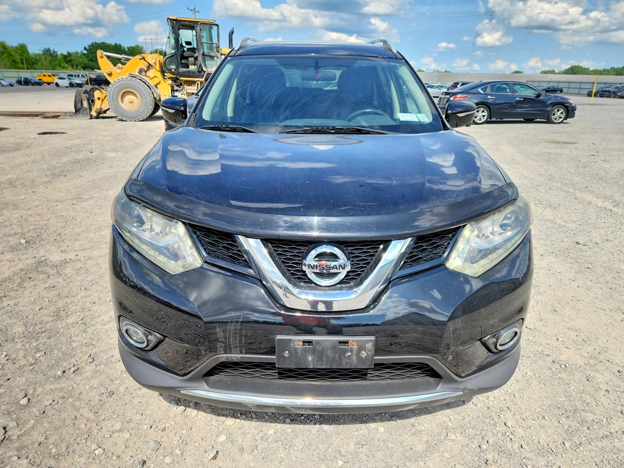 2014 Nissan Rogue Sl Black vin: 5N1AT2MV3EC811497