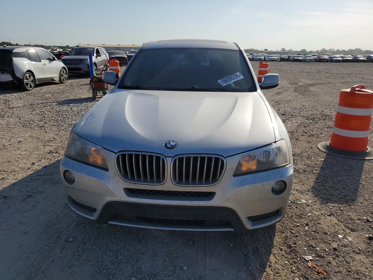 2013 Bmw X3 Xdrive28i Silver vin: 5UXWX9C55D0A30653