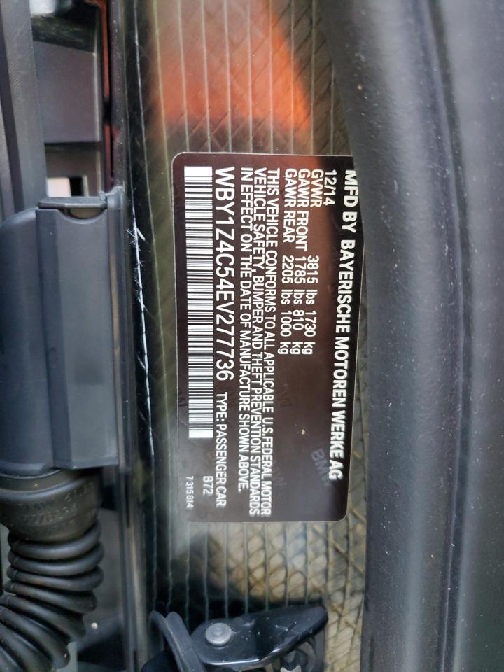 2014 Bmw I3 Rex Silver vin: WBY1Z4C54EV277736