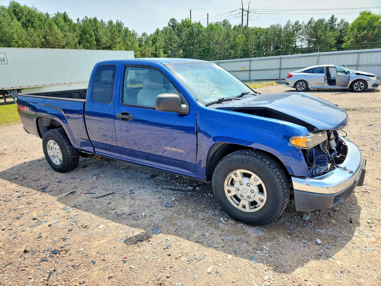 2005 Chevrolet Colorado Синий vin: 1GCDS196958155406