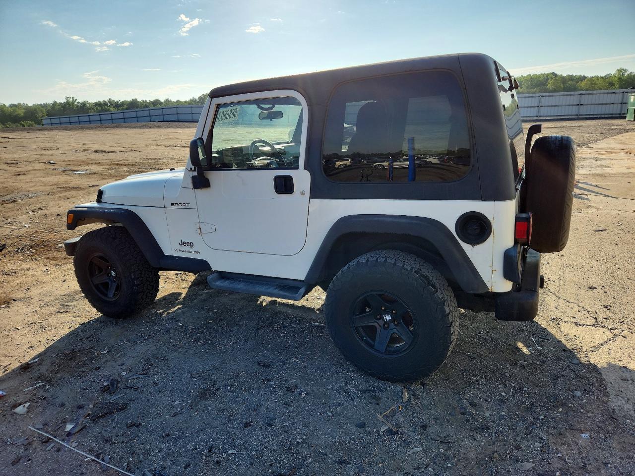 2003 Jeep Wrangler / Tj Sport White vin: 1J4FA49S23P371332