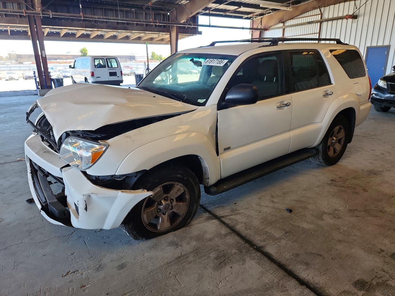 2007 Toyota 4runner Sr5 White vin: JTEZU14R178081043