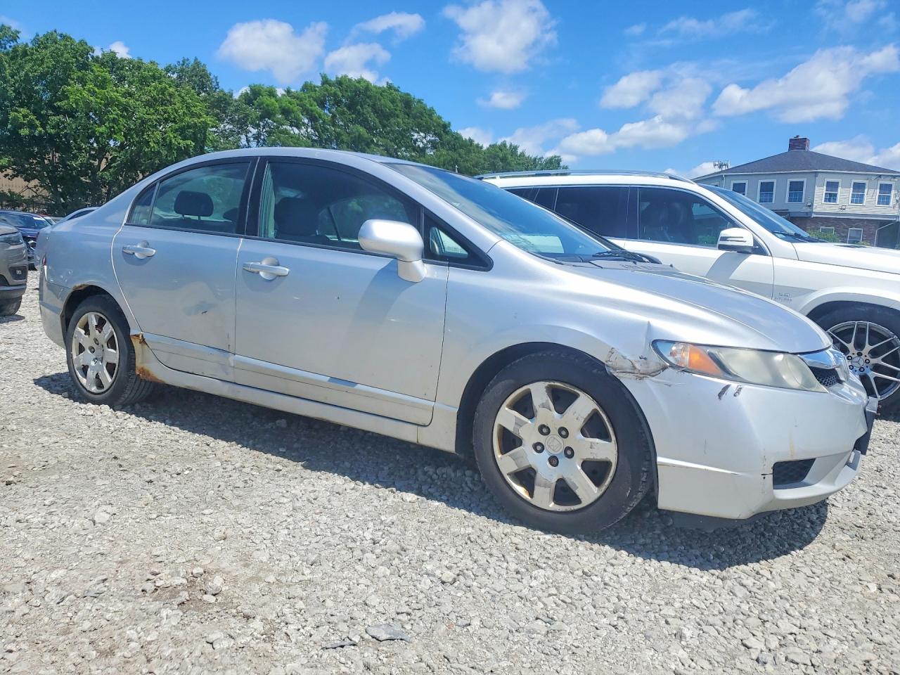 2010 Honda Civic Lx Silver vin: 2HGFA1F52AH317065