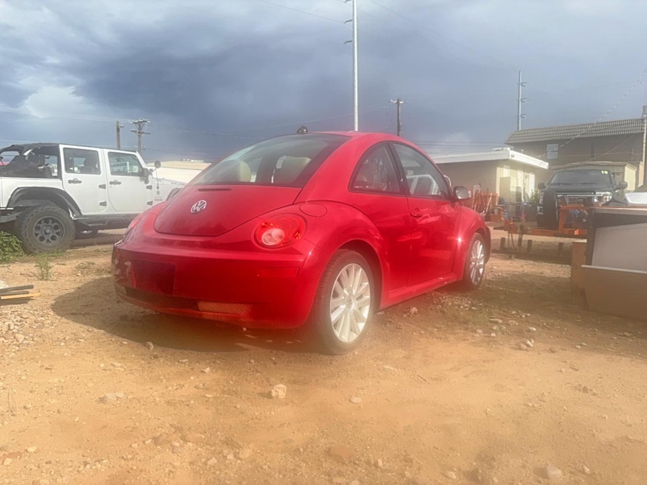 2008 Volkswagen New Beetle S Red vin: 3VWRW31C18M508709