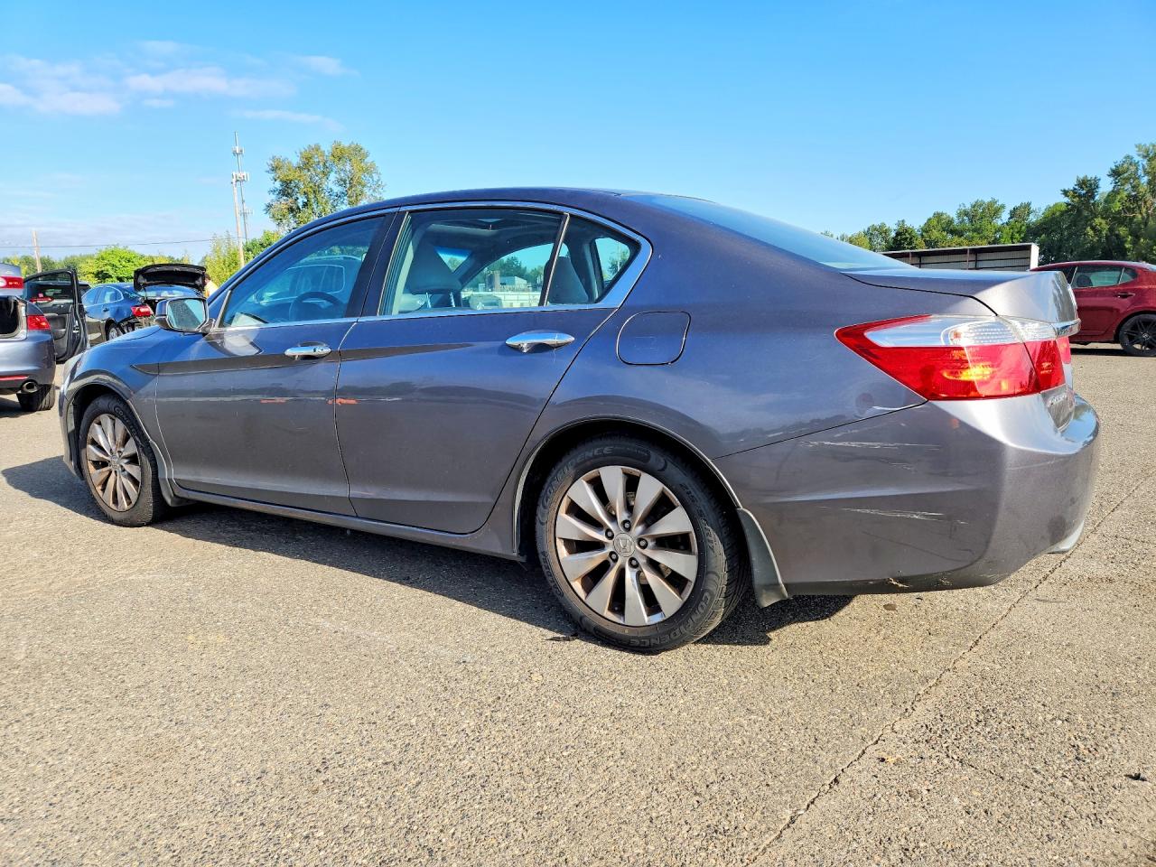 2013 Honda Accord Ex Серый vin: 1HGCR2F73DA142153