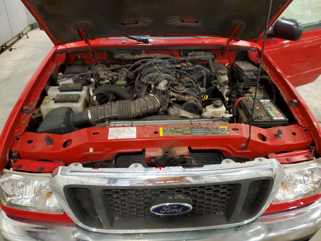 2004 Ford Ranger Super Cab Red vin: 1FTZR45E64PB38776