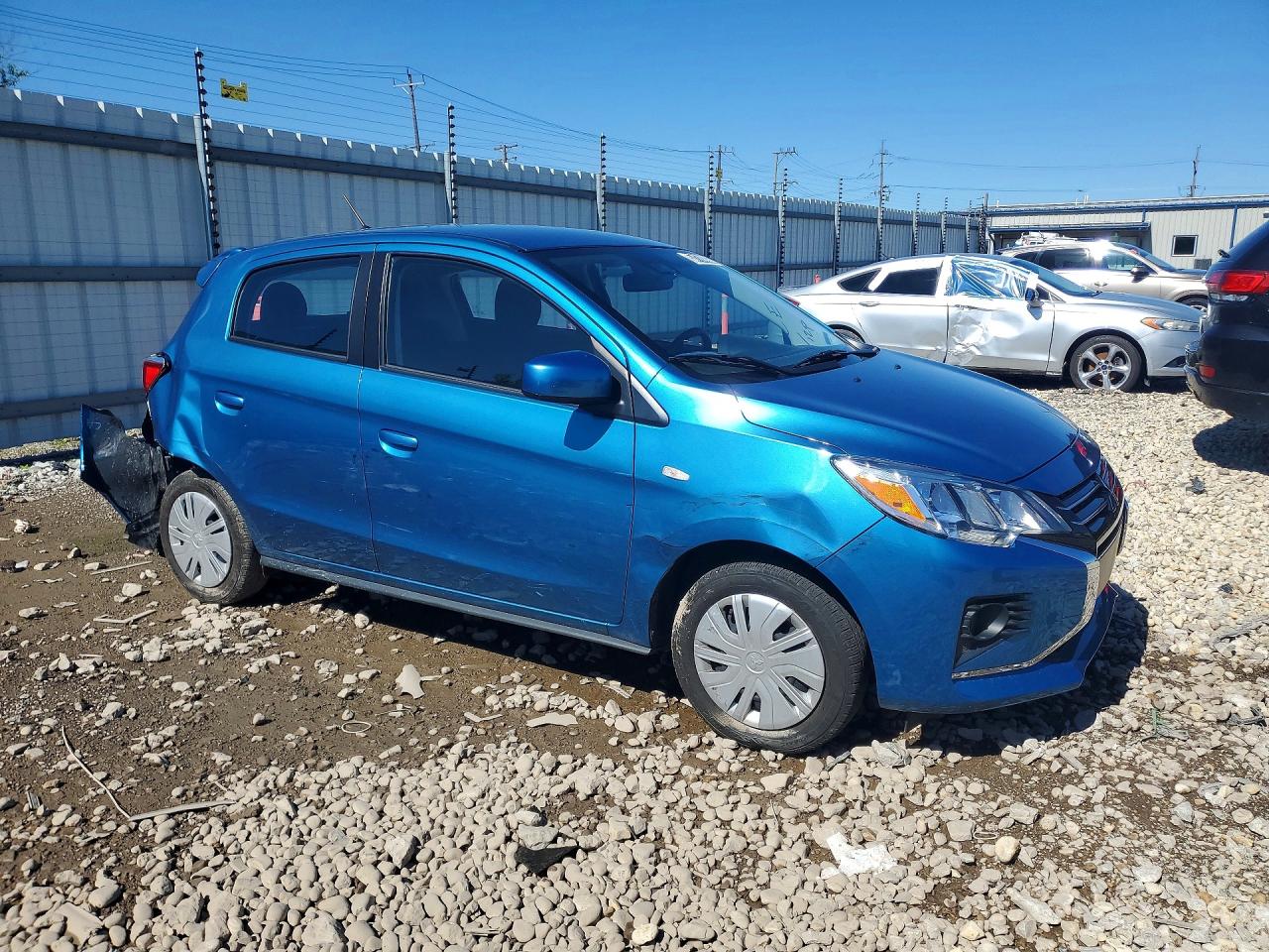 2024 Mitsubishi Mirage Es Синий vin: ML32AUHJ6RH024640