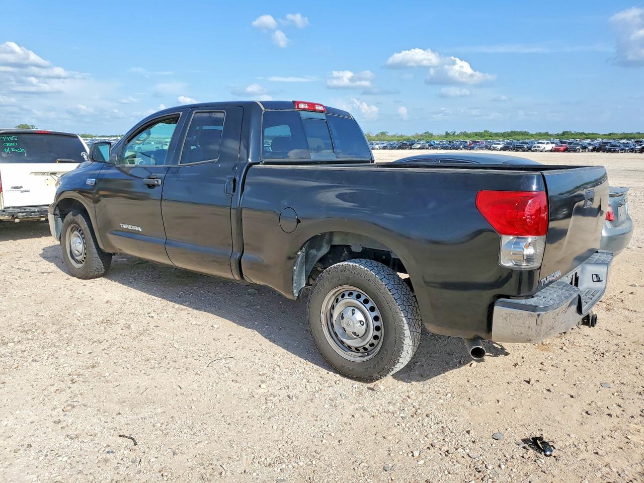 2007 Toyota Tundra Double Cab Sr5 Black vin: 5TFRV54107X032361
