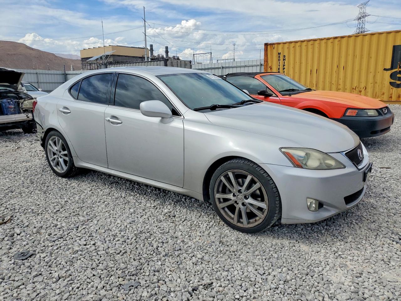 2007 Lexus Is 250 Base Silver vin: JTHBK262075043546