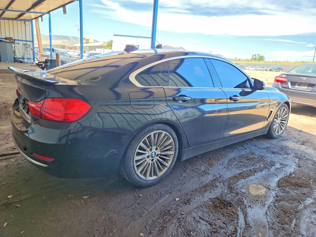 2015 Bmw 428 Xi Gran Coupe Black vin: WBA4A7C5XFD413251