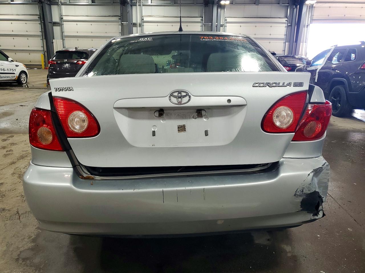 2006 Toyota Corolla Ce Silver vin: 1NXBR30E66Z635703