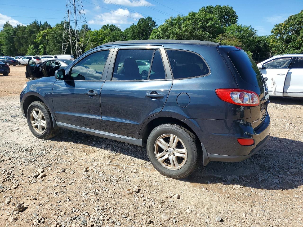 2012 Hyundai Santa Fe Gls Синий vin: 5XYZGDAB8CG103580
