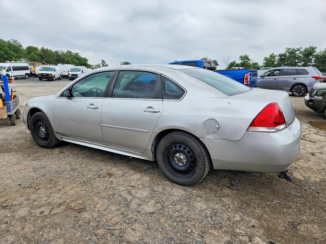 2014 Chevrolet Impala Limited Police Silver vin: 2G1WD5E3XE1147803