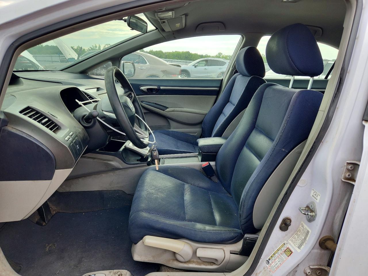 2009 Honda Civic Hybrid White vin: JHMFA36249S004506