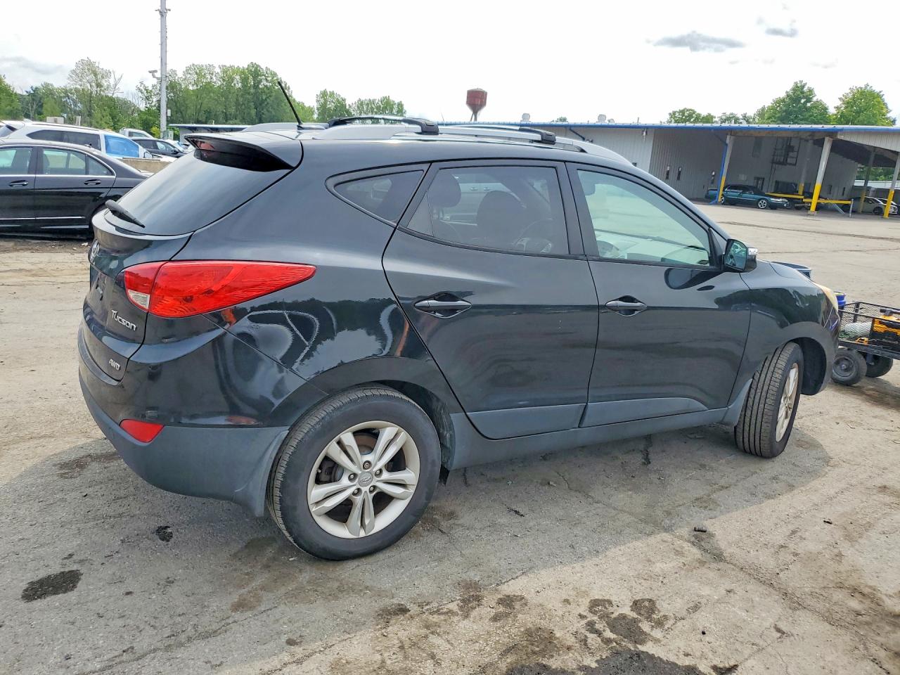 2013 Hyundai Tucson Gls Black vin: KM8JUCAC2DU584057