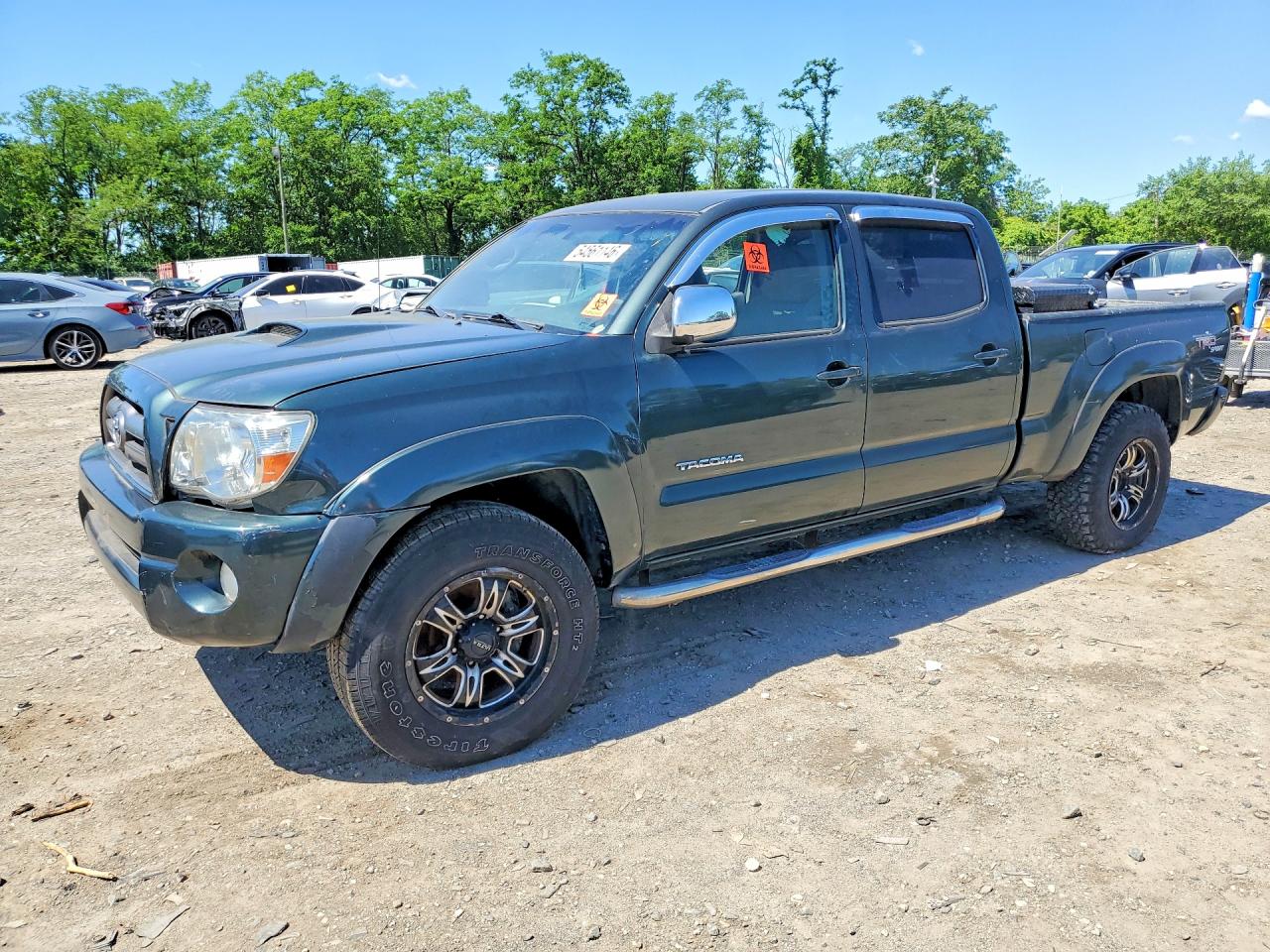 2009 Toyota Tacoma Double Cab Long Bed Green vin: 3TMMU52N99M008975